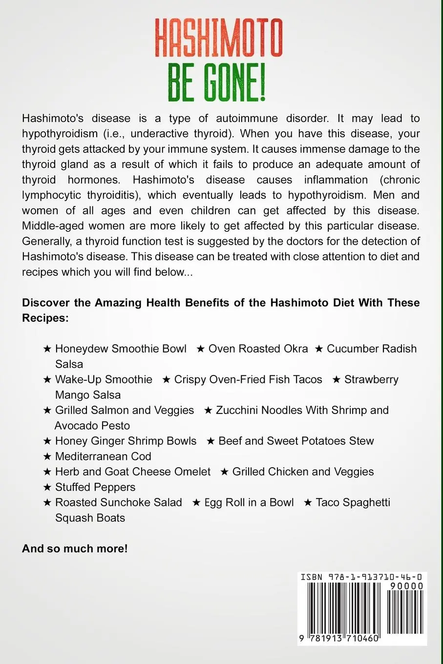 Rückseite: 9781913710460 | Hashimoto Diet | Amber Copeland | Taschenbuch | Englisch | 2023