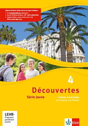 Cover: 9783126220460 | Découvertes 4. Série jaune. Cahier d'activités mit Audios und...