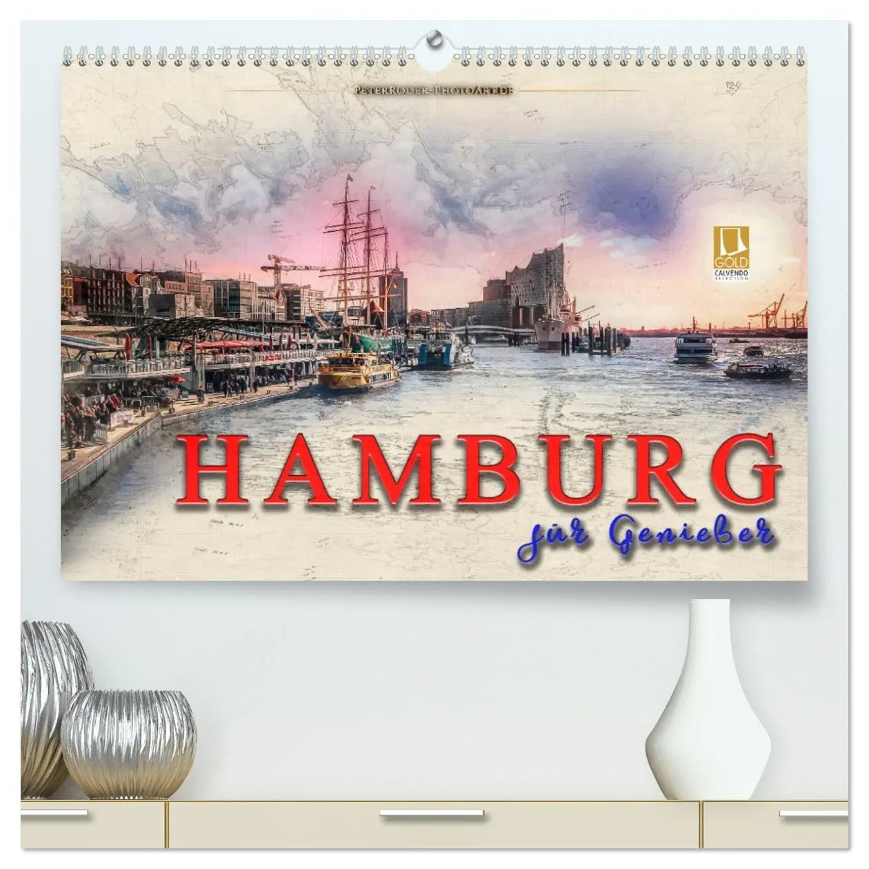 Cover: 9783457740460 | Hamburg für Genießer (hochwertiger Premium Wandkalender 2026 DIN A2...