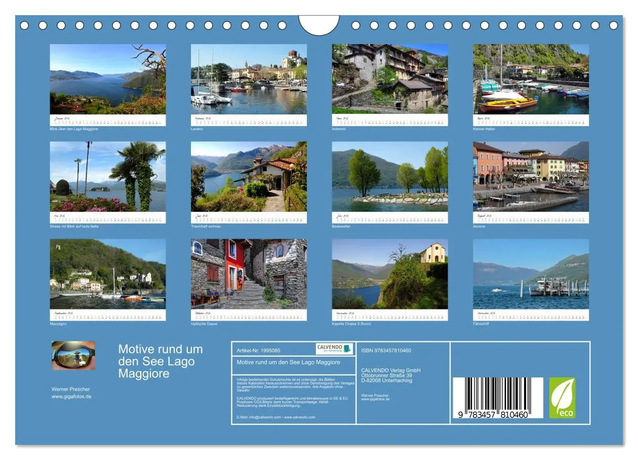 Bild: 9783457810460 | Motive rund um den See Lago Maggiore (Wandkalender 2026 DIN A4...