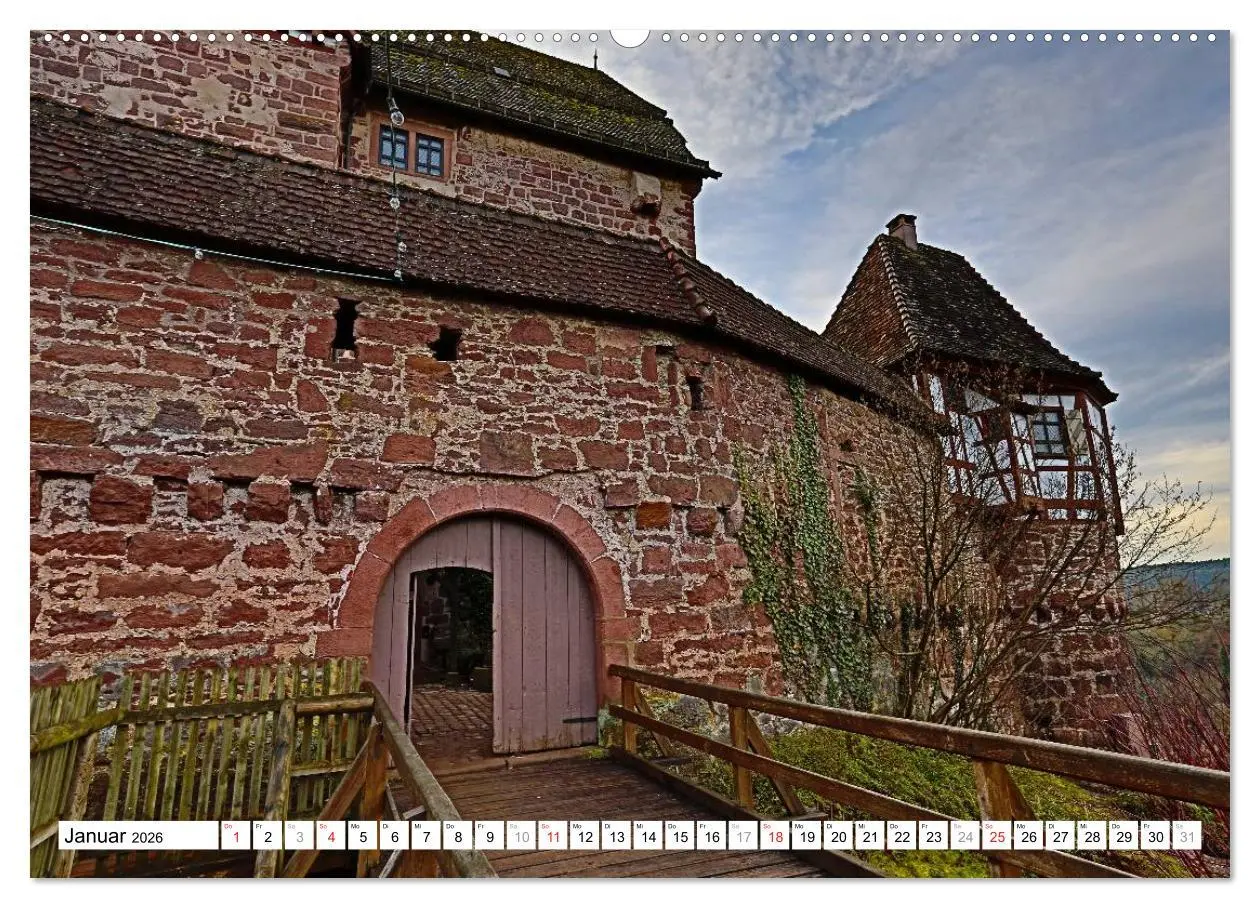 Bild: 9783516140460 | Altensteig (Wandkalender 2026 DIN A2 quer), CALVENDO Monatskalender