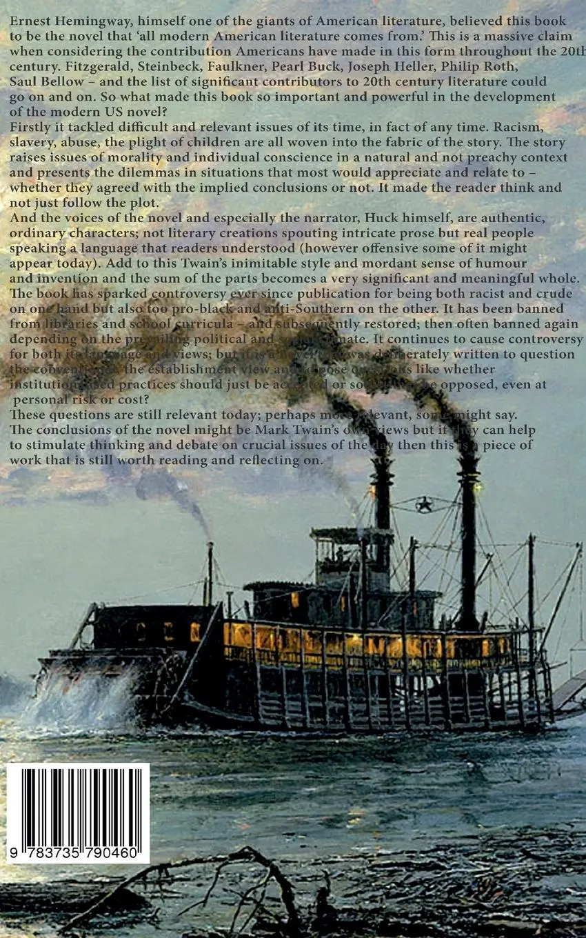 Rückseite: 9783735790460 | THE ADVENTURES OF HUCKLEBERRY FINN | Mark Twain | Taschenbuch | 552 S.