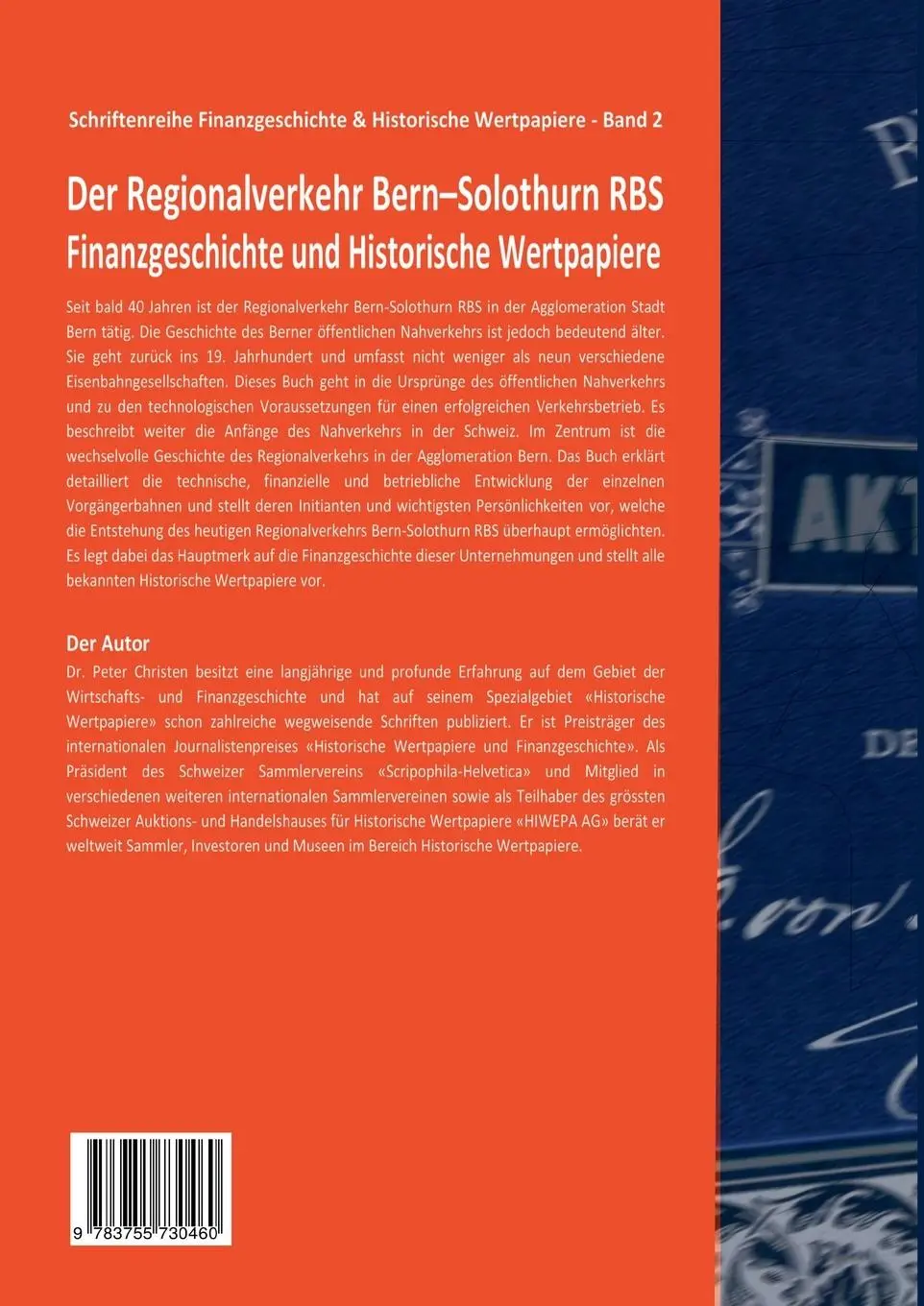 Rückseite: 9783755730460 | Der Regionalverkehr Bern-Solothurn RBS | Peter Christen | Taschenbuch