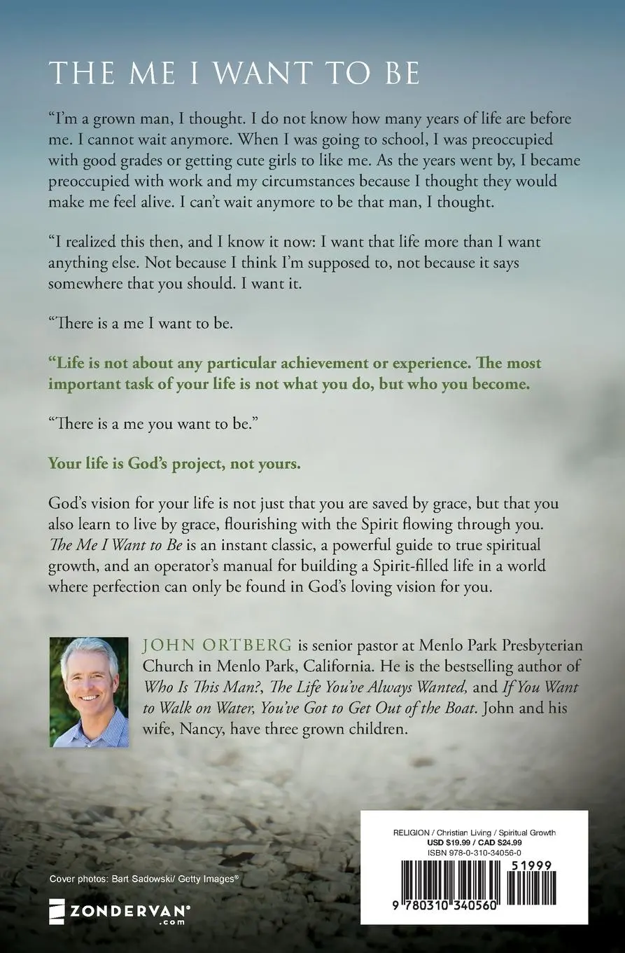 Rückseite: 9780310340560 | The Me I Want to Be | Becoming God's Best Version of You | Ortberg