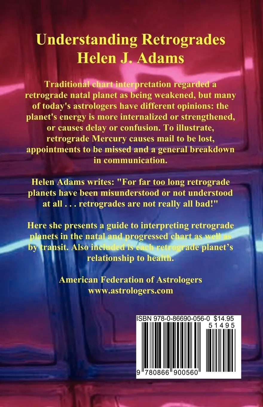 Rückseite: 9780866900560 | Understanding Retrogrades | Helen J. Adams | Taschenbuch | Englisch