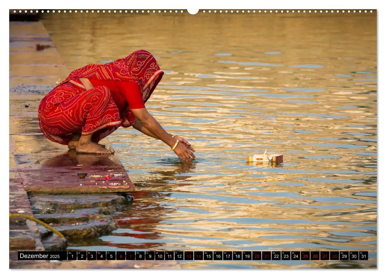 Bild: 9783435260560 | Indien - im Meer der Farben (Wandkalender 2025 DIN A2 quer),...