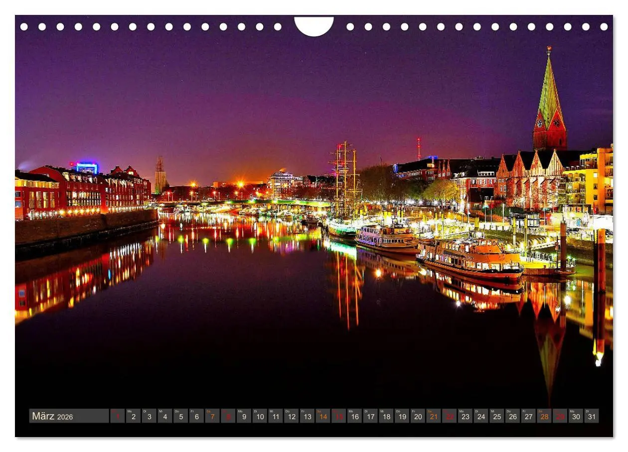 Bild: 9783457350560 | Bremer Perspektiven (Wandkalender 2026 DIN A4 quer), CALVENDO...