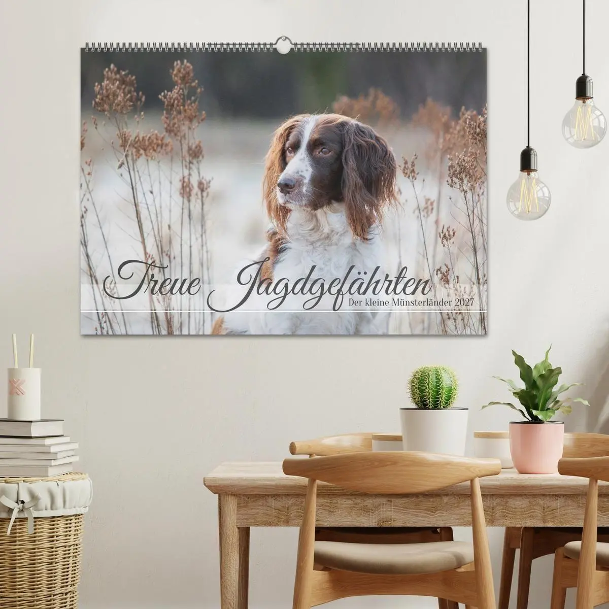 Bild: 9783569080560 | Treue Jagdgefährten Der kleine Münsterländer (Wandkalender 2027 DIN...