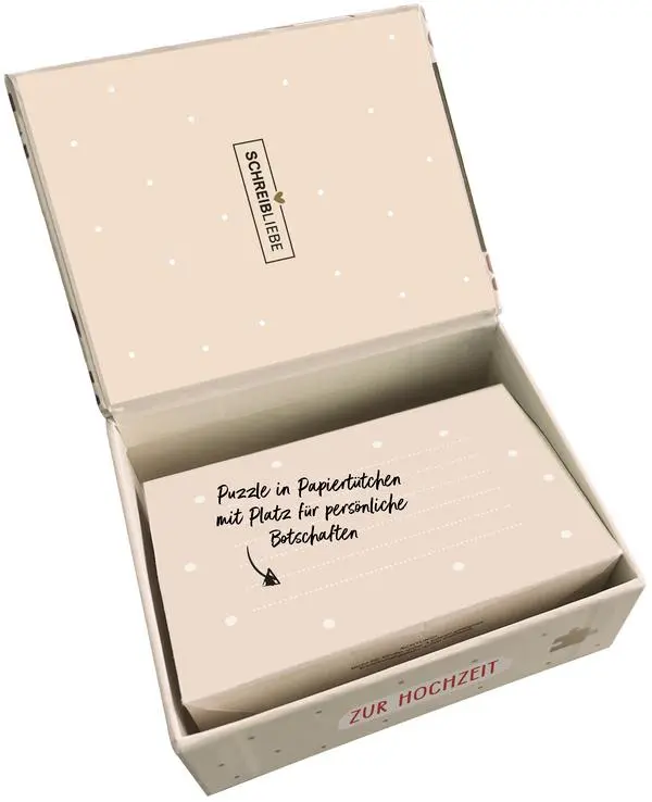 Bild: 9783731890560 | Glückspuzzle-Hochzeit | Glückspuzzle-Hochzeit 100 Teile SchreibLiebe