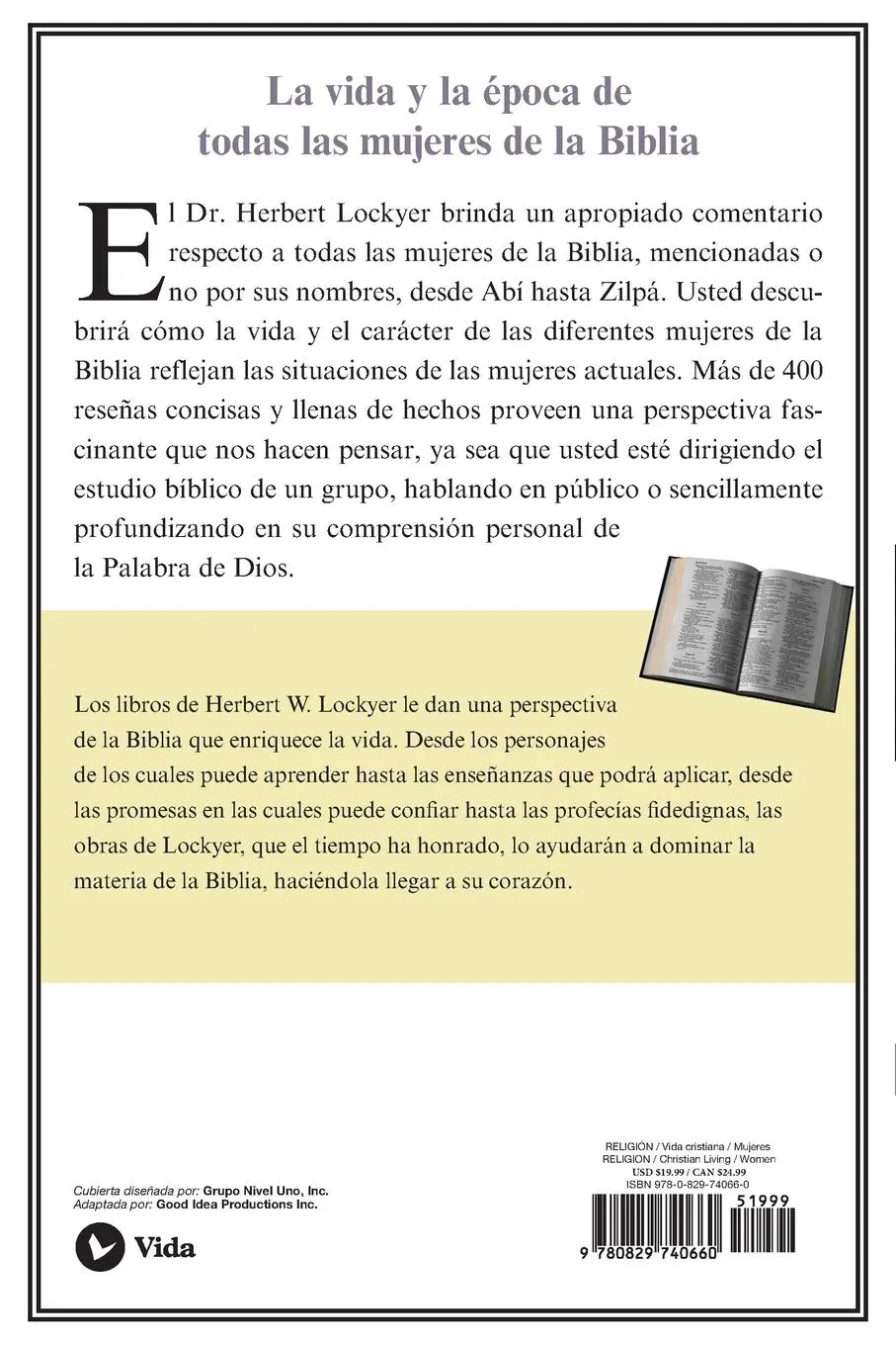 Rückseite: 9780829740660 | Todas las mujeres de la Biblia | Herbert Lockyer | Taschenbuch | 2004