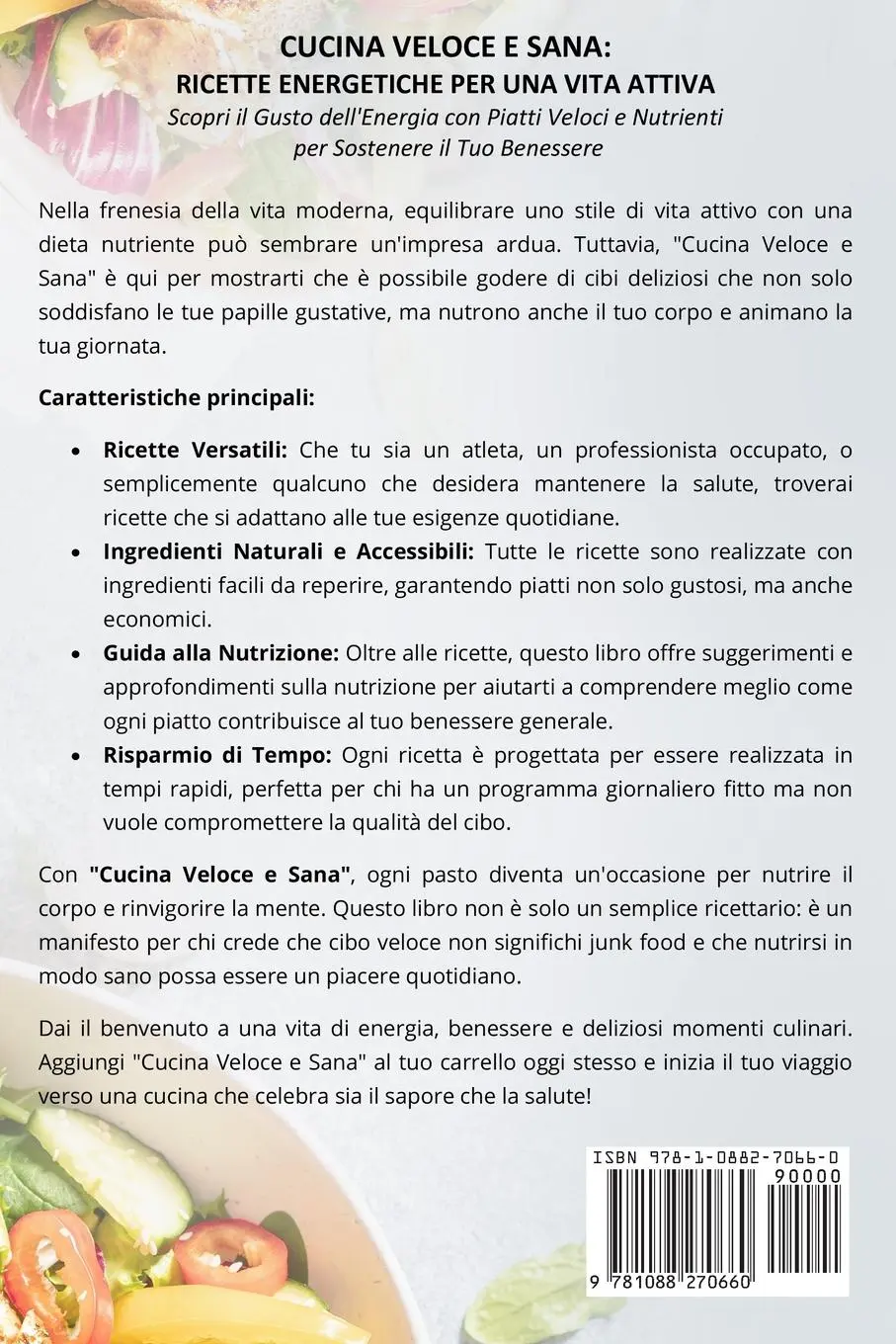 Rückseite: 9781088270660 | Cucina Veloce e Sana | Chef Gustovivo | Taschenbuch | Italienisch