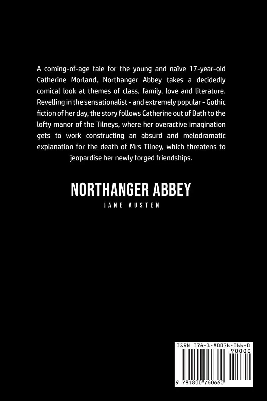Rückseite: 9781800760660 | Northanger Abbey | Jane Austen | Taschenbuch | Kartoniert / Broschiert