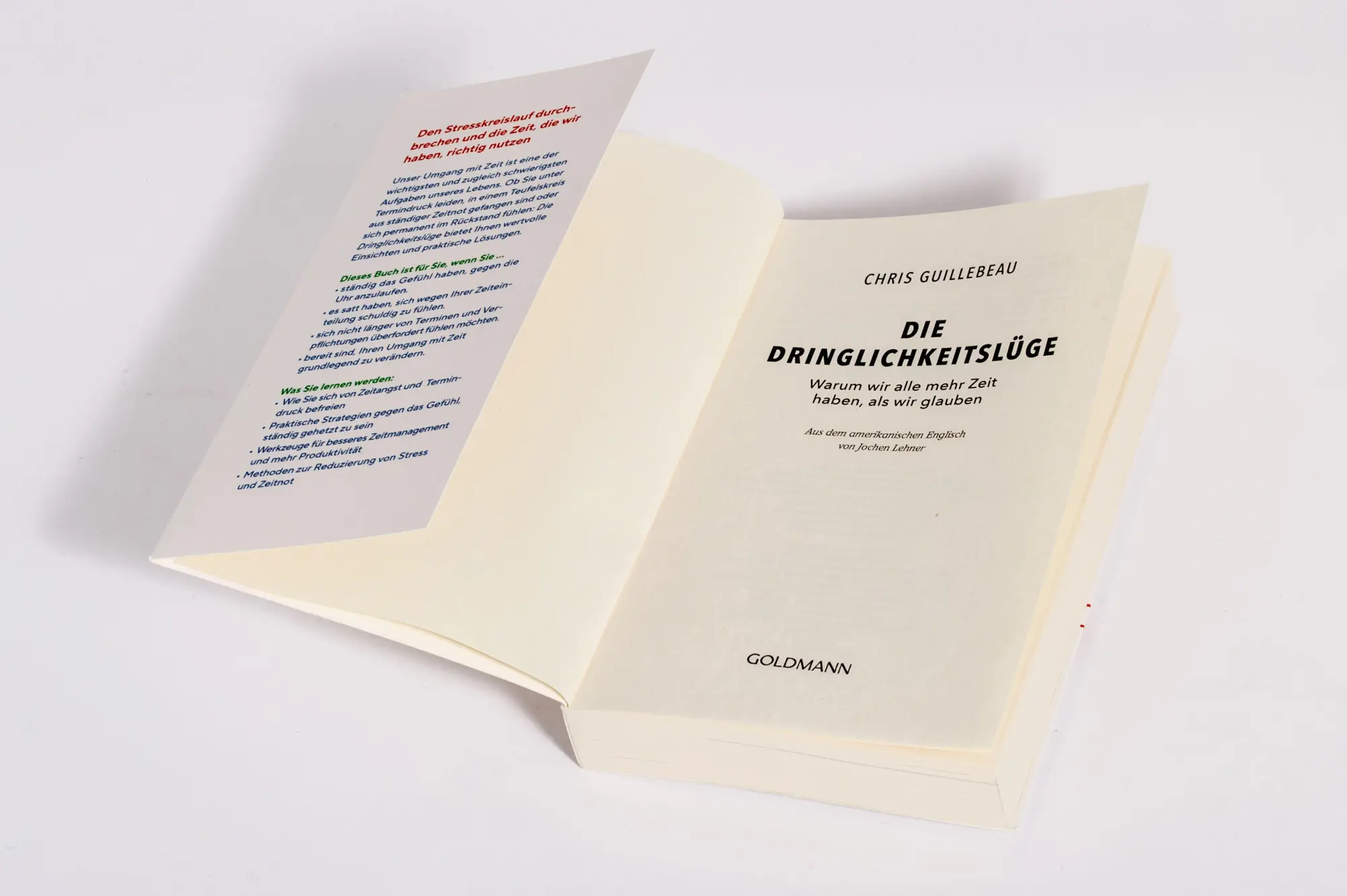 Bild: 9783442180660 | Die Dringlichkeitslüge | Chris Guillebeau | Taschenbuch | 304 S.