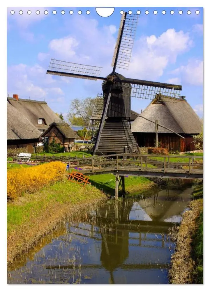 Bild: 9783457030660 | Windmühlen in Norddeutschland (Wandkalender 2025 DIN A4 hoch),...