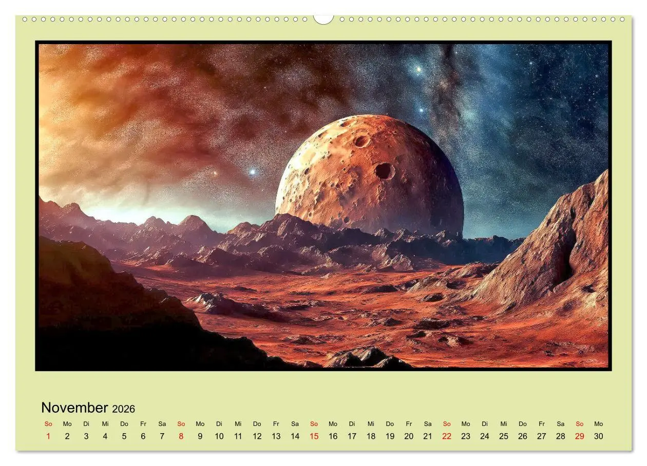 Bild: 9783457410660 | Der Zauber fremder Welten (hochwertiger Premium Wandkalender 2026...