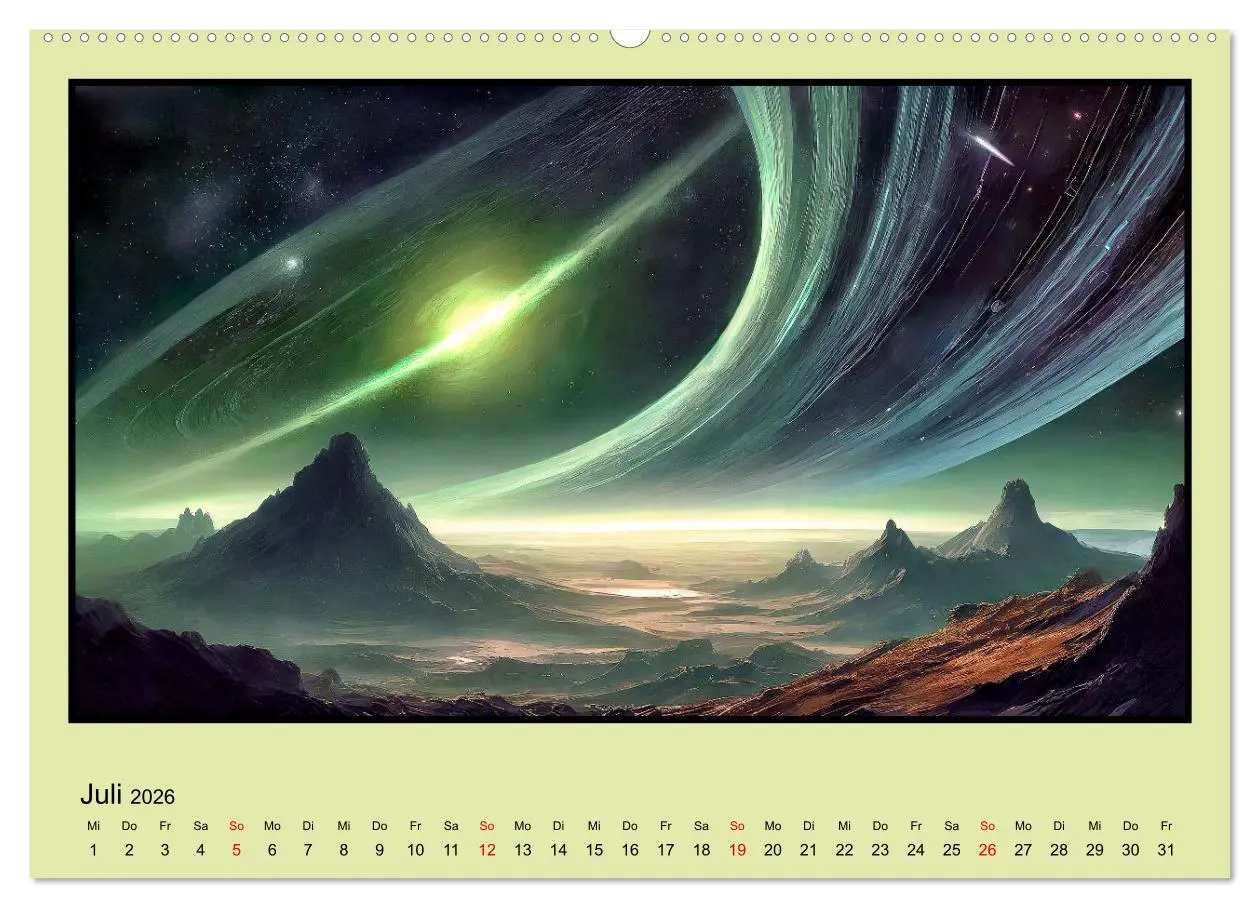 Bild: 9783457410660 | Der Zauber fremder Welten (hochwertiger Premium Wandkalender 2026...