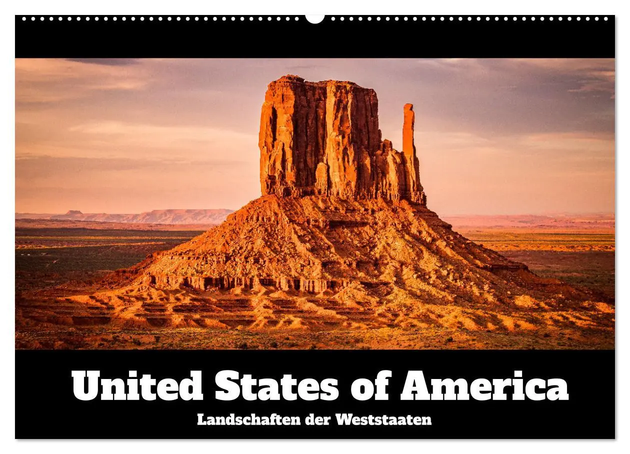 Cover: 9783457580660 | USA: Landschaften der Weststaaten (Wandkalender 2026 DIN A2 quer),...
