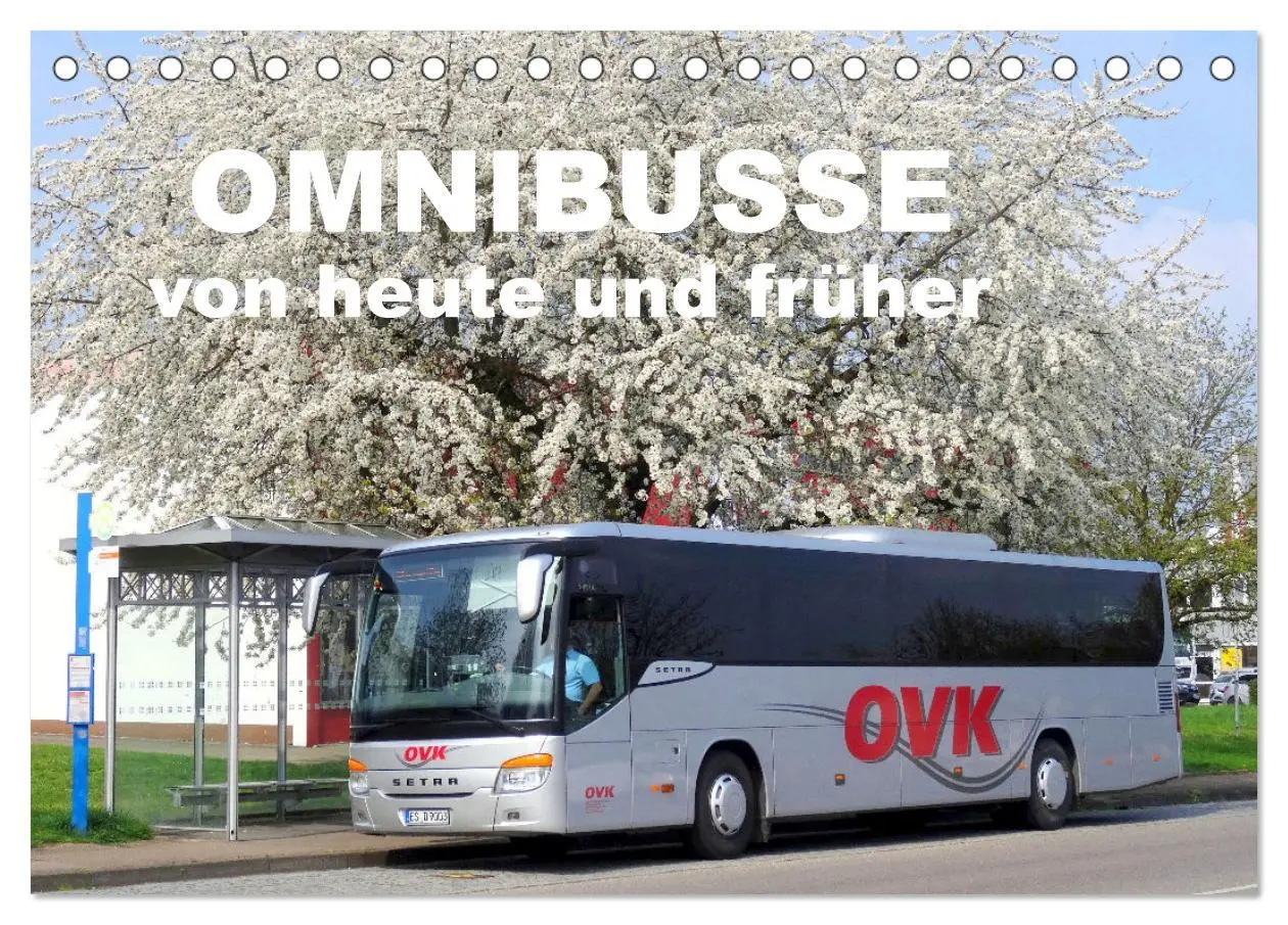 Cover: 9783457650660 | Omnibusse von heute und früher (Tischkalender 2026 DIN A5 quer),...