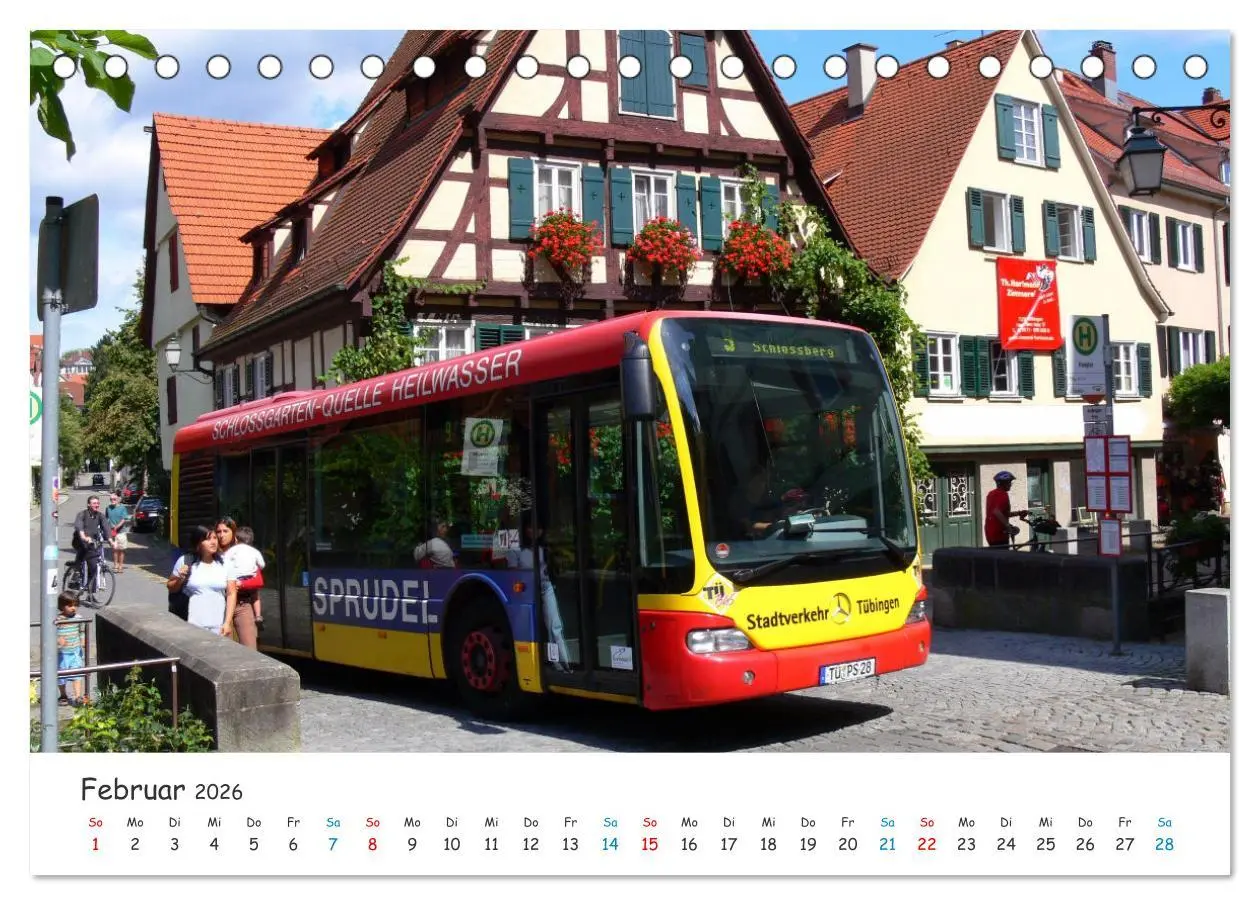 Bild: 9783457650660 | Omnibusse von heute und früher (Tischkalender 2026 DIN A5 quer),...