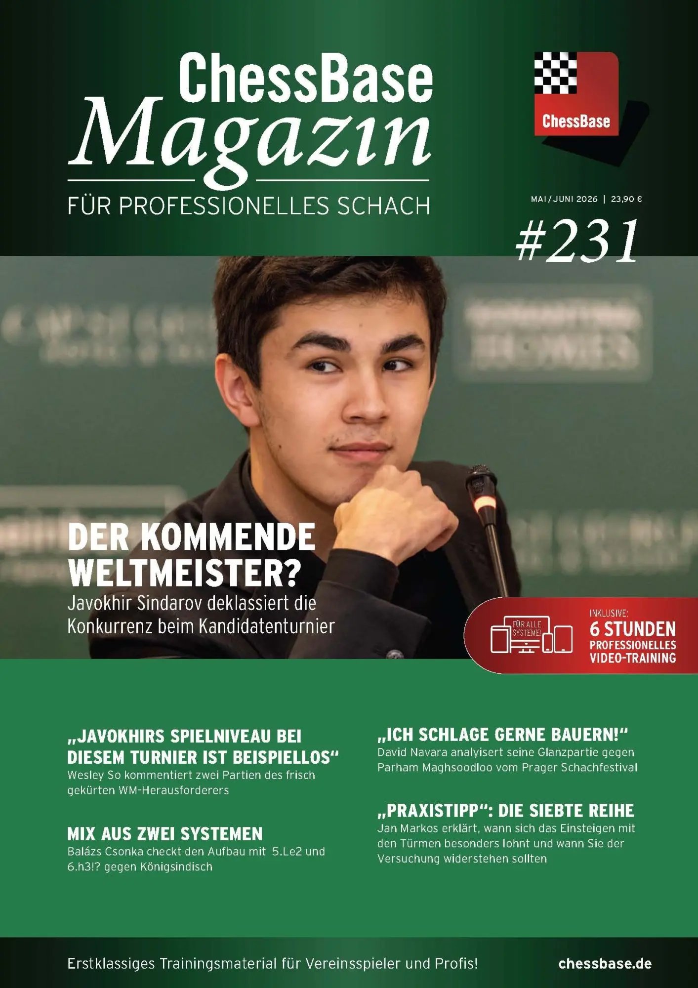 Cover: 9783988840660 | ChessBase Magazin # 231 | Das Magazin für professionelles Schach