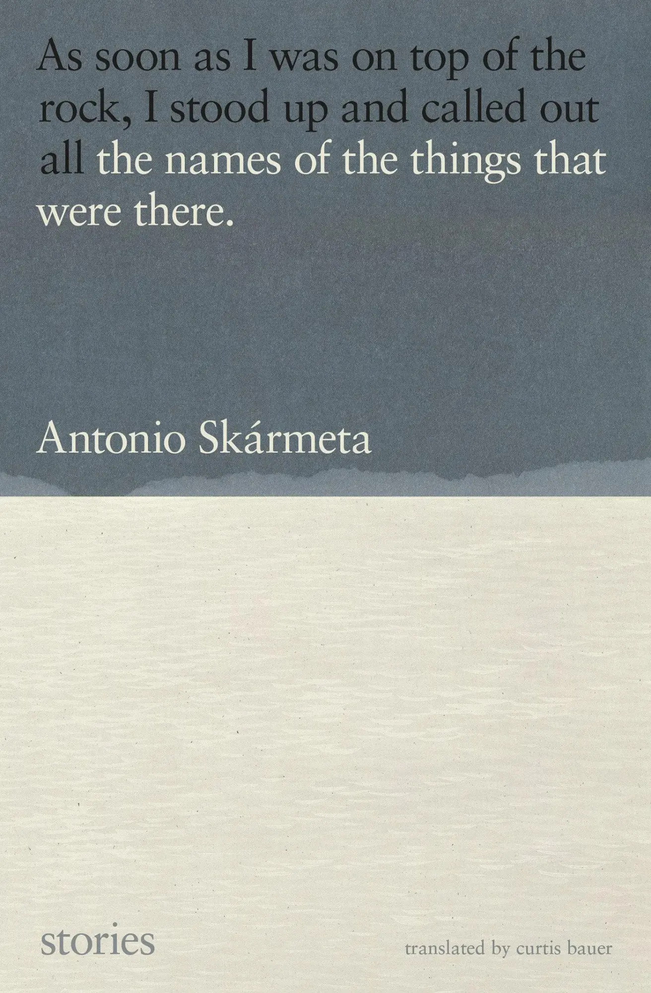 Cover: 9781635420760 | The Names of the Things That Were There | Stories | Antonio Skármeta