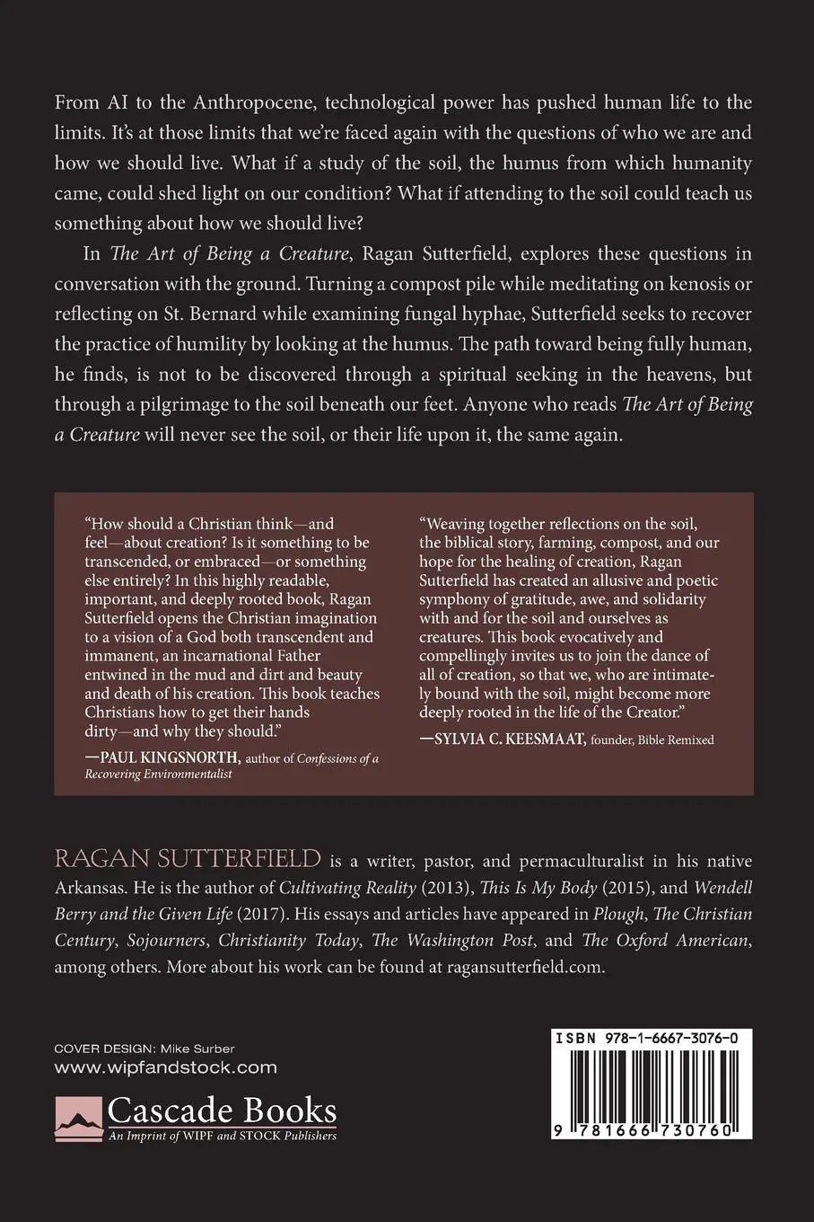 Rückseite: 9781666730760 | The Art of Being a Creature | Ragan Sutterfield | Taschenbuch | 2024