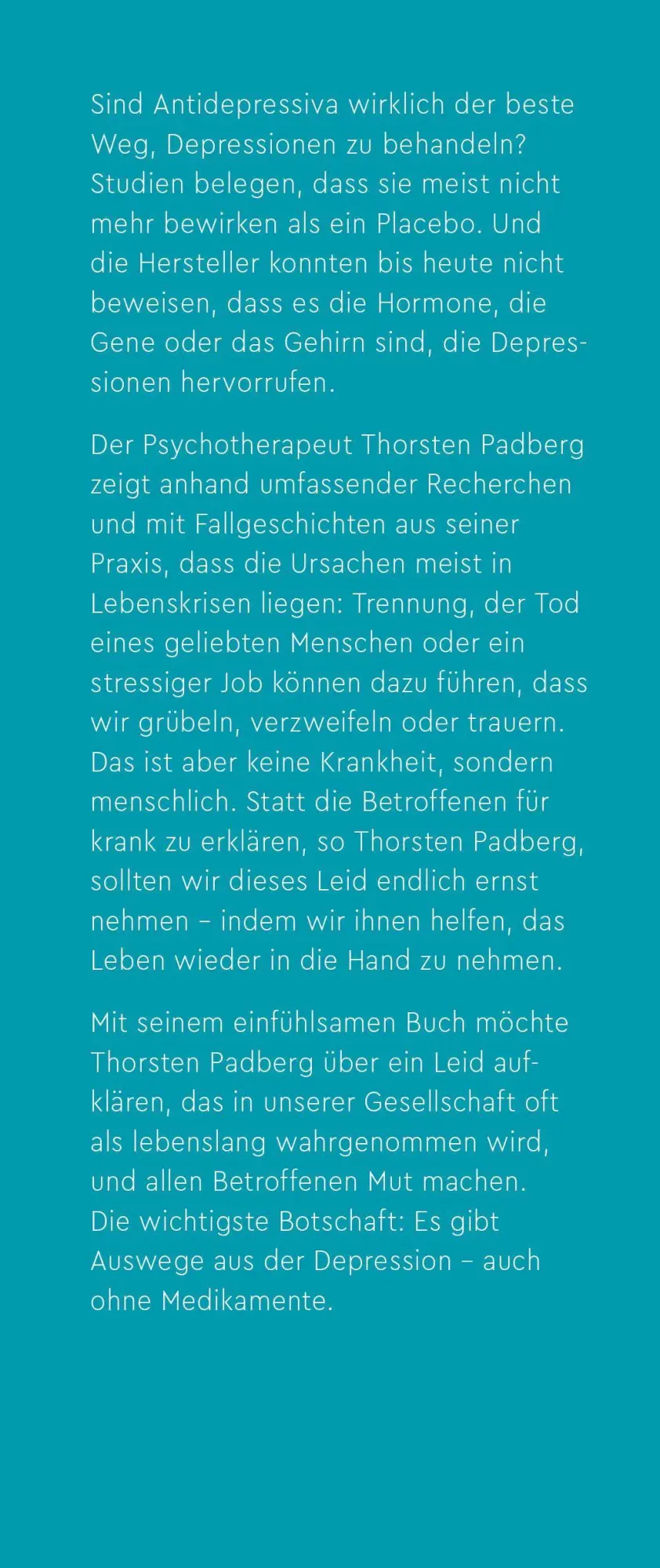 Bild: 9783103970760 | Die Depressions-Falle | Thorsten Padberg | Buch | 272 S. | Deutsch