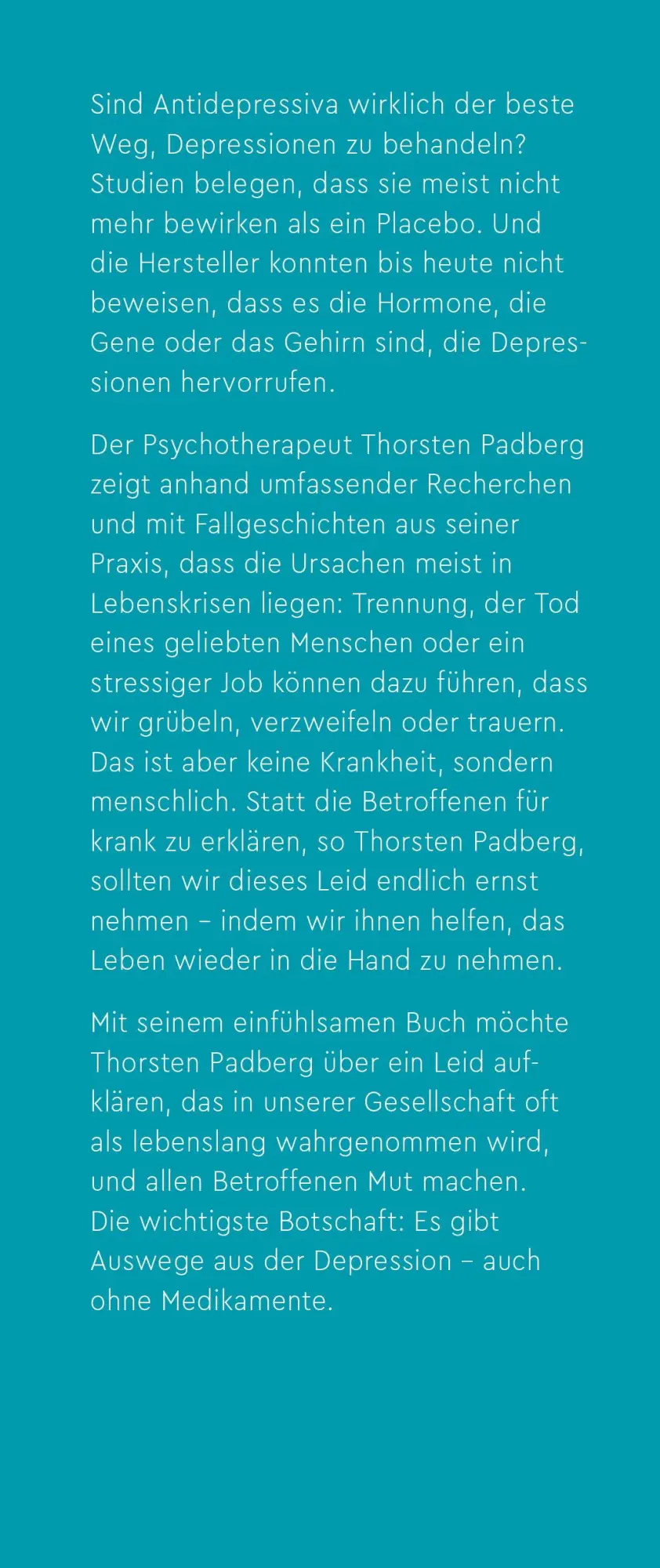 Bild: 9783103970760 | Die Depressions-Falle | Thorsten Padberg | Buch | 272 S. | Deutsch