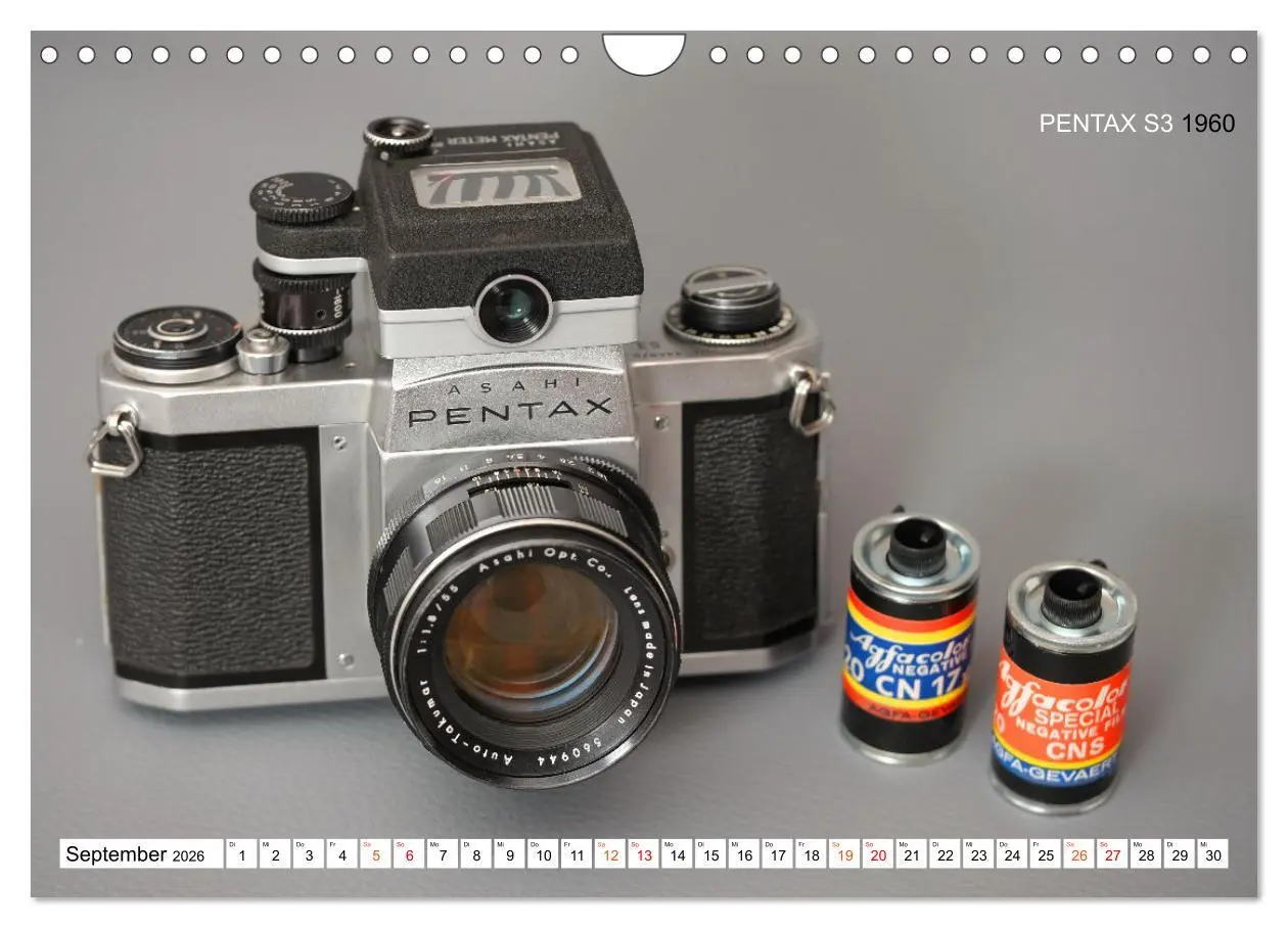 Bild: 9783457640760 | Spiegelreflexkameras der 1950er-1980er Jahre (Wandkalender 2026 DIN...