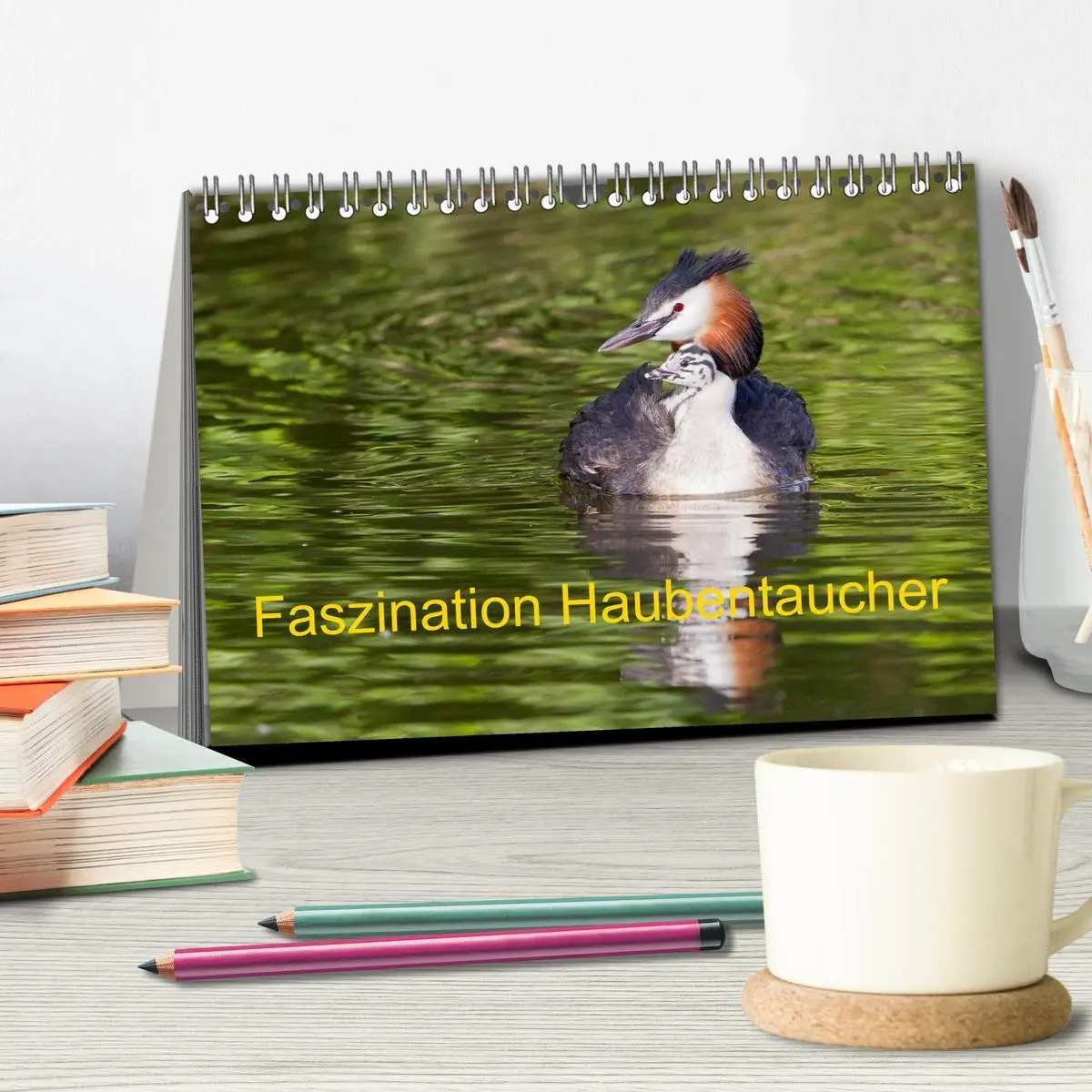 Bild: 9783457950760 | Faszination Haubentaucher (Tischkalender 2026 DIN A5 quer),...