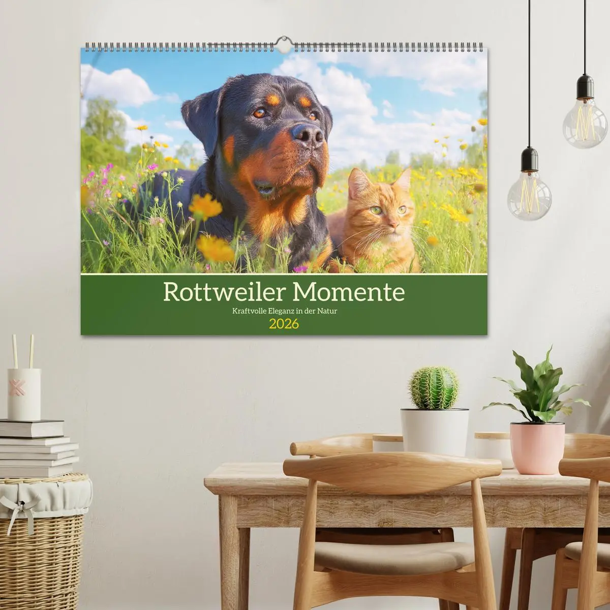 Bild: 9783516420760 | Rottweiler Momente. Kraftvolle Eleganz in der Natur (Wandkalender...