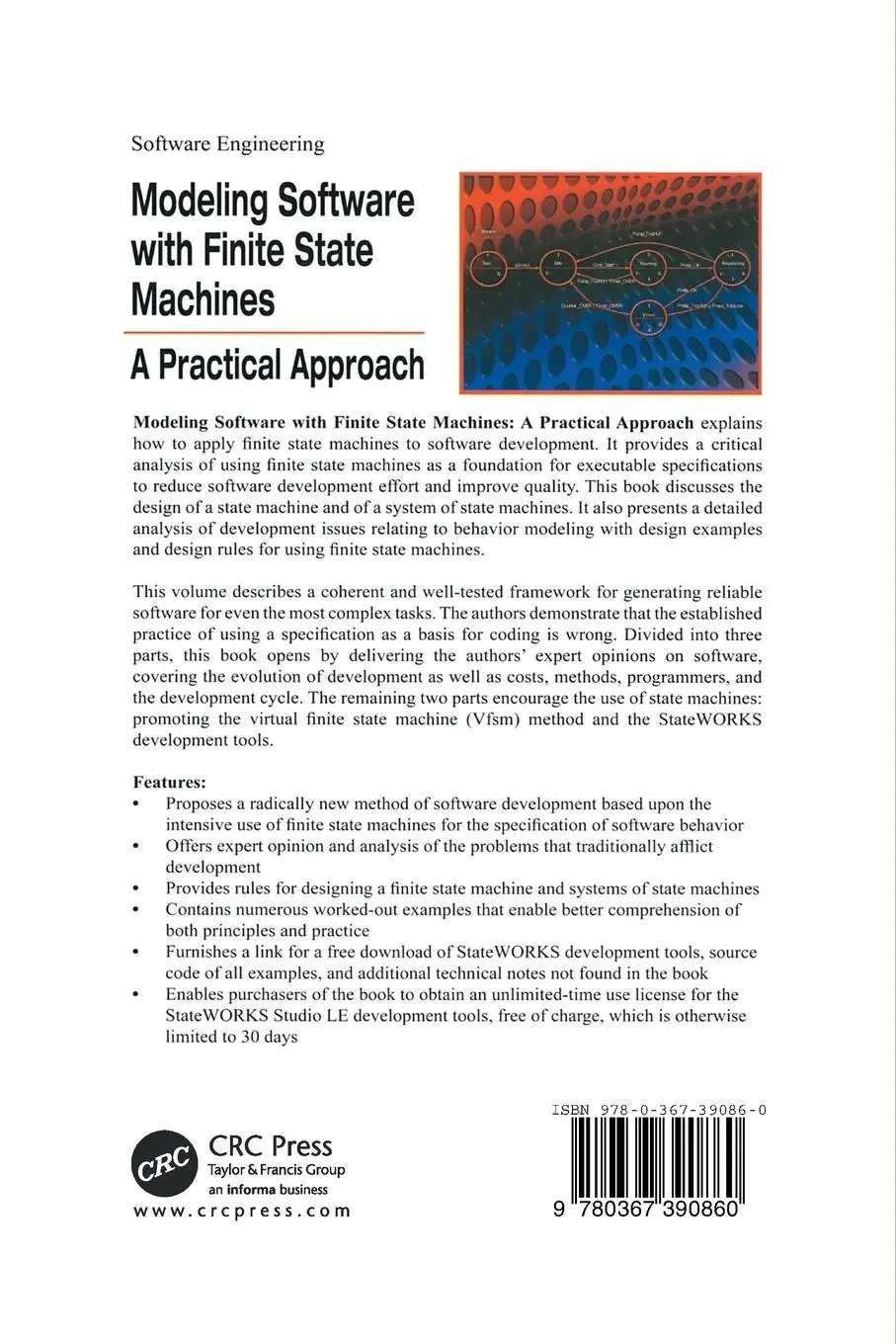 Rückseite: 9780367390860 | Modeling Software with Finite State Machines | A Practical Approach