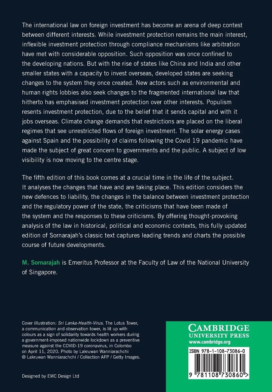 Rückseite: 9781108730860 | The International Law on Foreign Investment | M. Sornarajah | Buch