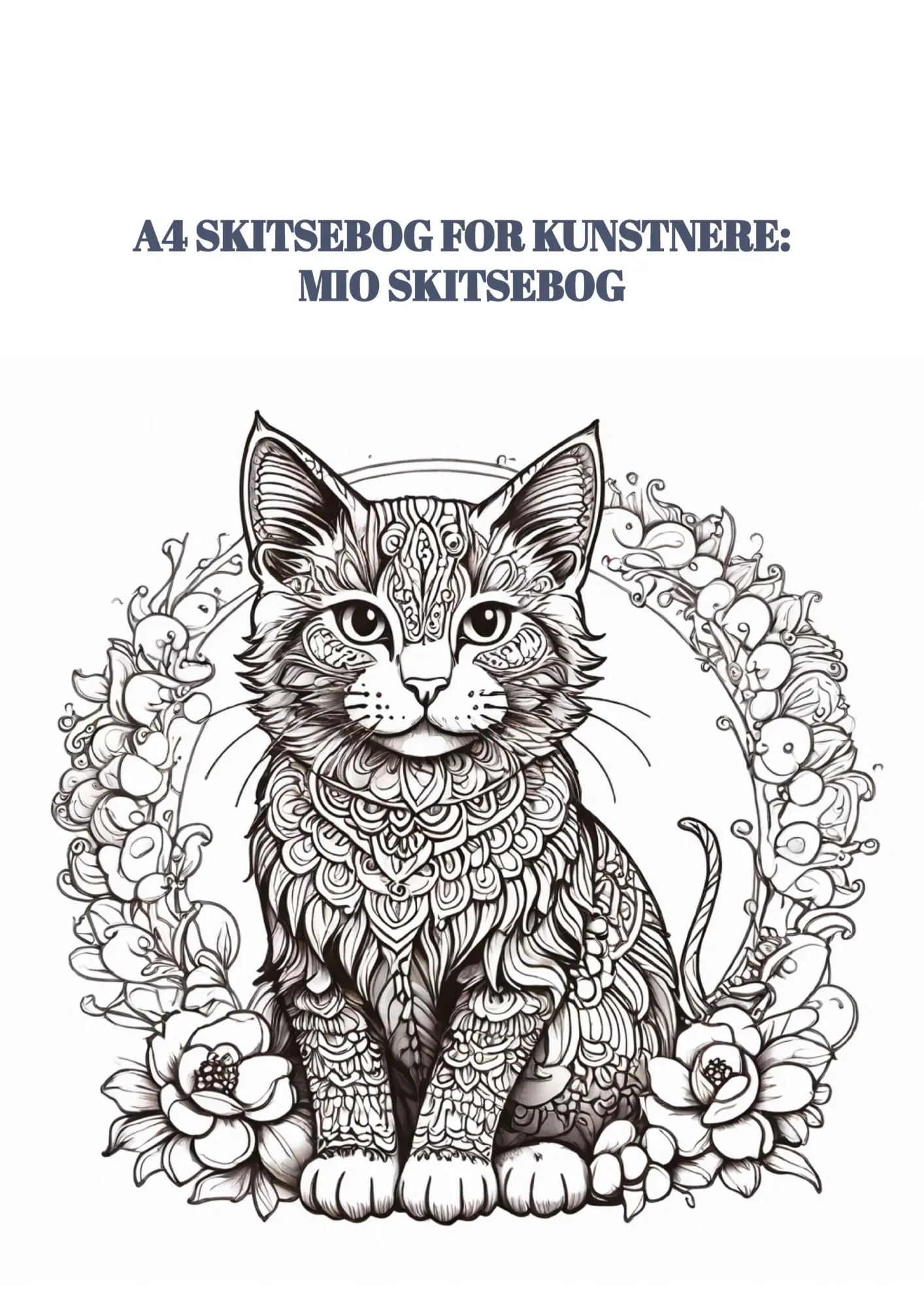 Cover: 9783384200860 | A4 Skitsebog for Kunstnere: Mio Skitsebog | Jakob Welik | Taschenbuch