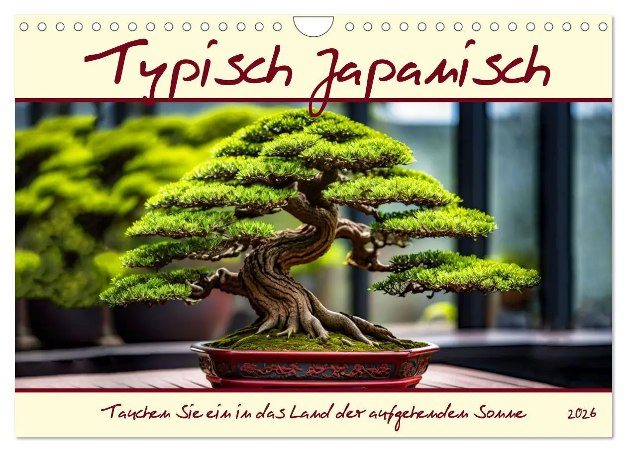 Cover: 9783457320860 | Typisch Japanisch (Wandkalender 2026 DIN A4 quer), CALVENDO...
