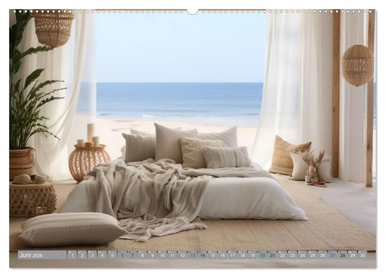 Bild: 9783457490860 | Strandhausidylle (Wandkalender 2026 DIN A2 quer), CALVENDO...