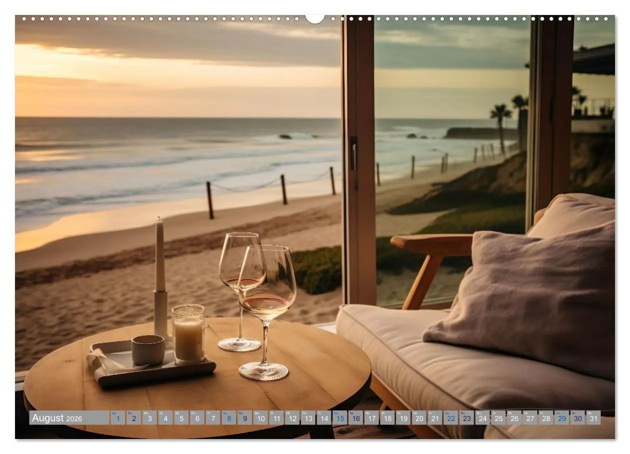 Bild: 9783457490860 | Strandhausidylle (Wandkalender 2026 DIN A2 quer), CALVENDO...