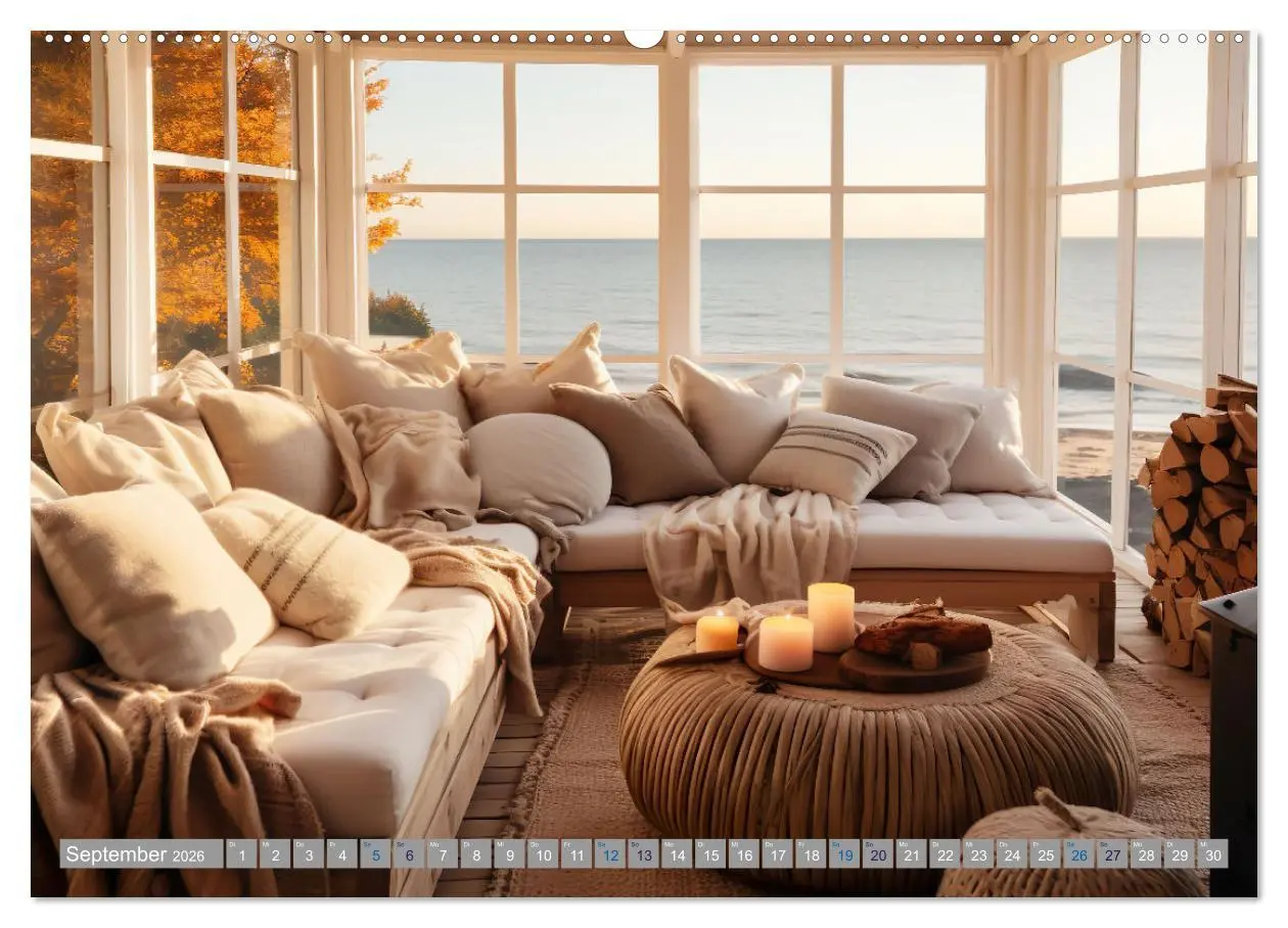 Bild: 9783457490860 | Strandhausidylle (Wandkalender 2026 DIN A2 quer), CALVENDO...