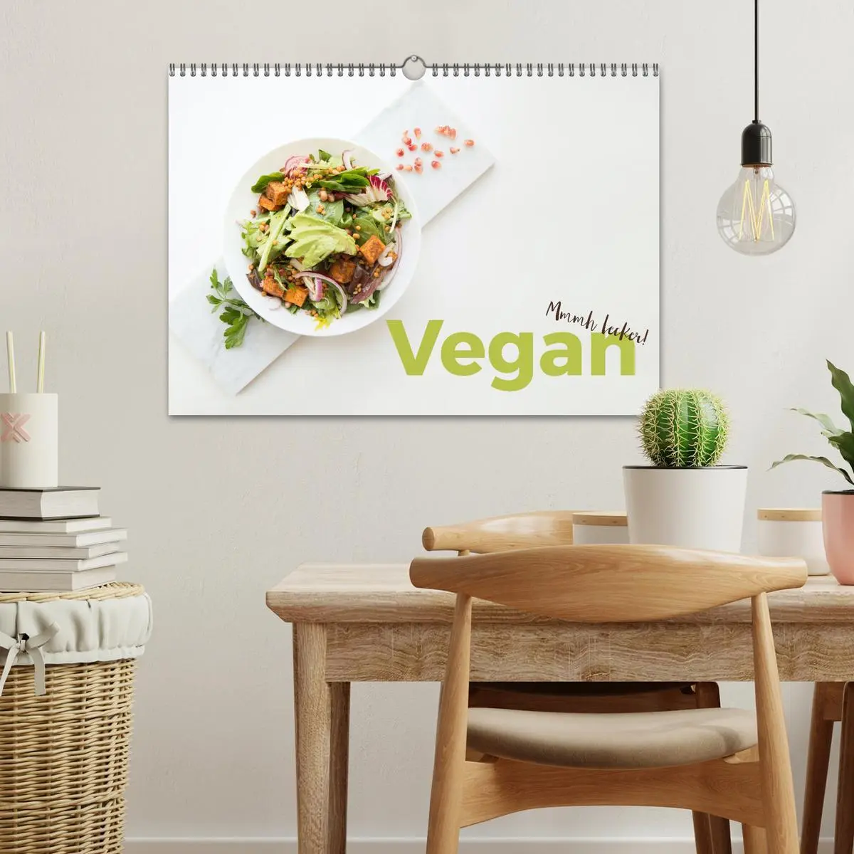 Bild: 9783457560860 | Vegan - Mmmh lecker! (Wandkalender 2026 DIN A3 quer), CALVENDO...