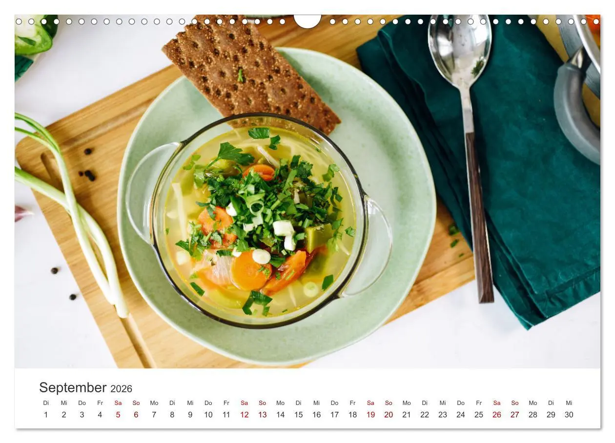 Bild: 9783457560860 | Vegan - Mmmh lecker! (Wandkalender 2026 DIN A3 quer), CALVENDO...
