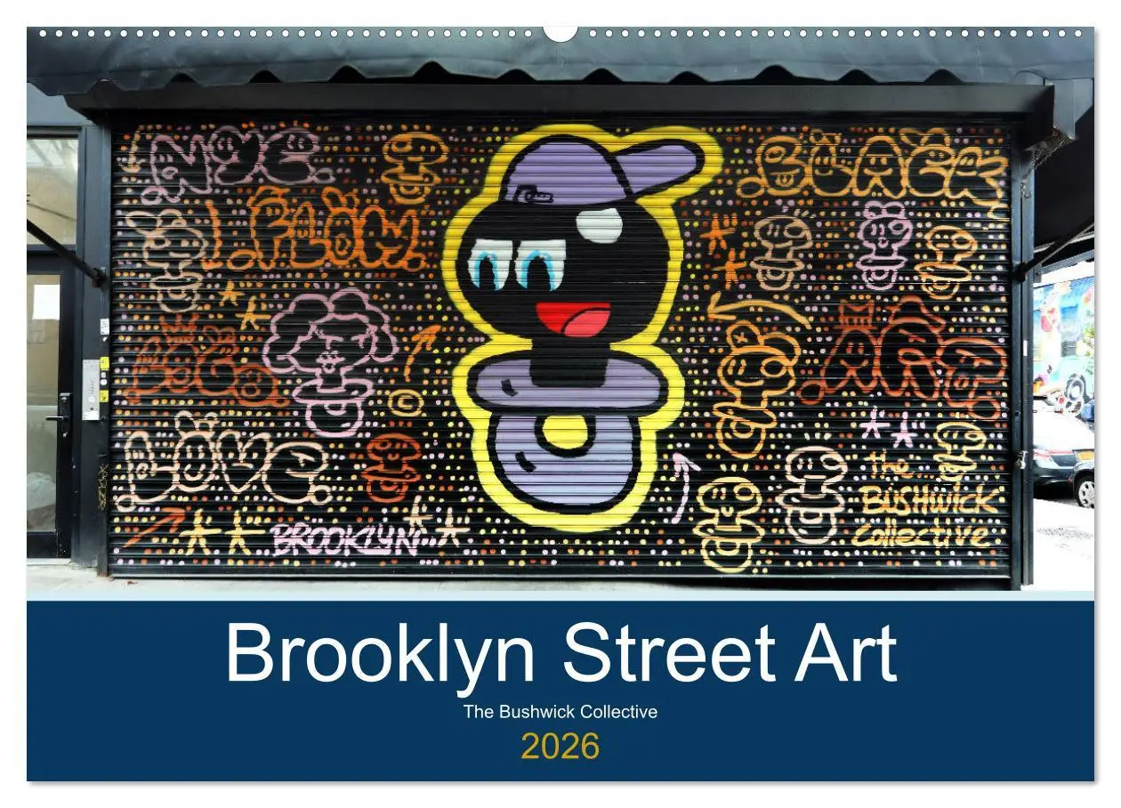 Cover: 9783457700860 | Brooklyn Street Art (Wandkalender 2026 DIN A2 quer), CALVENDO...