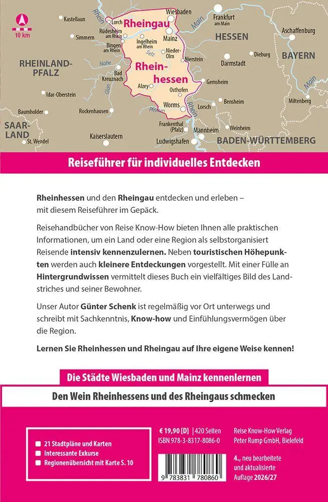 Bild: 9783831780860 | Reise Know-How Reiseführer Rheinhessen, Rheingau | Günter Schenk