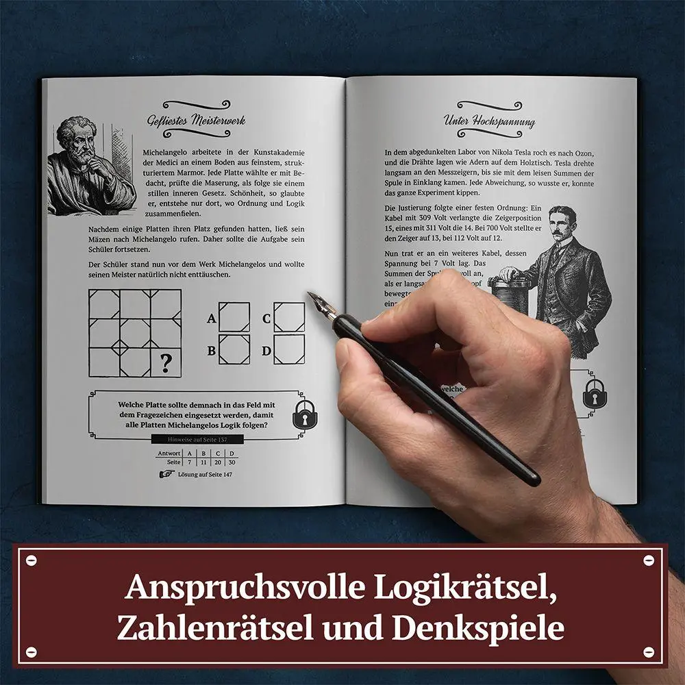 Bild: 9783985610860 | Die genialsten Rätsel der Welt - Meisterhafte Knobeleien | Robin Palm