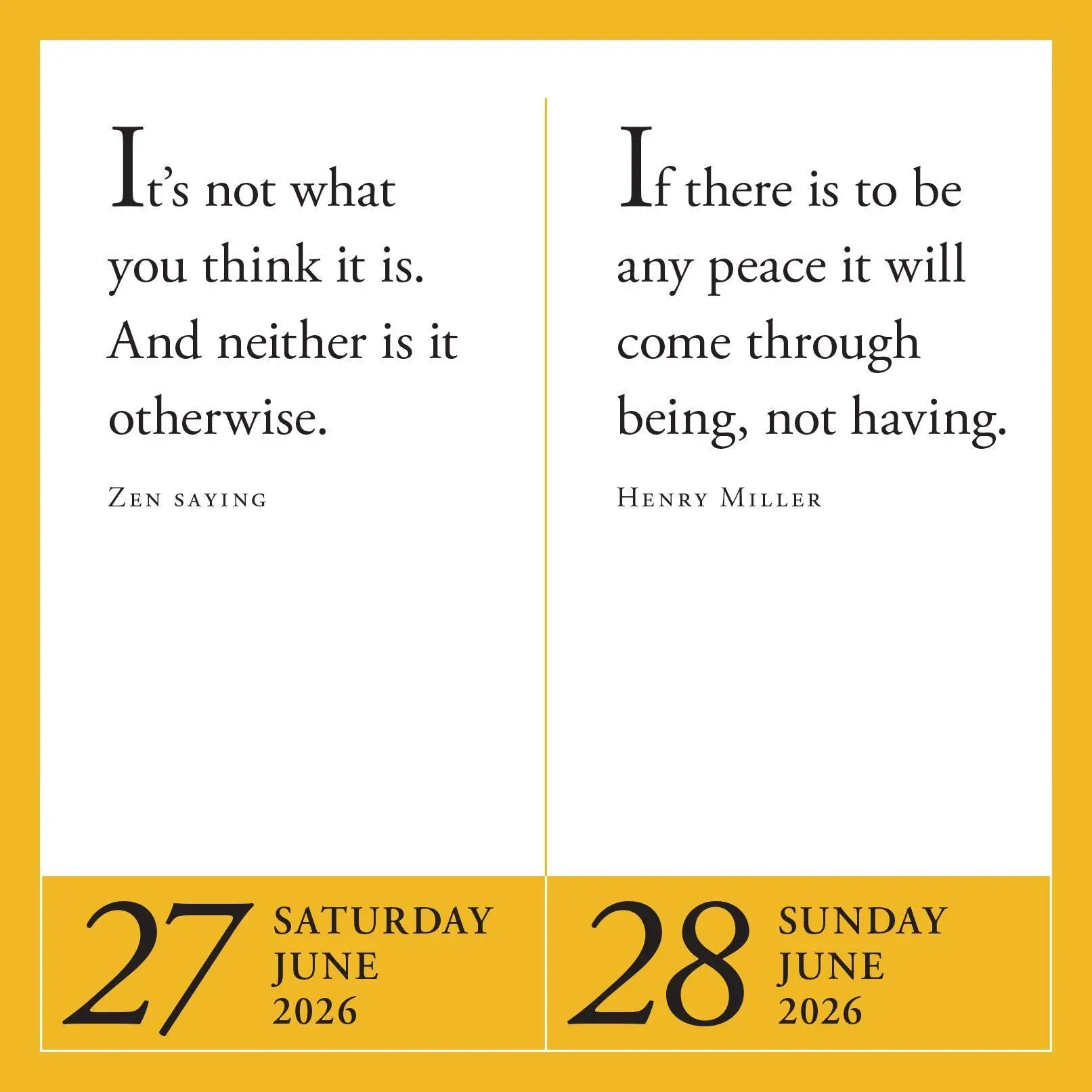 Bild: 9781523530960 | Year of Zen Page-A-Day(r) Calendar 2026 | David Schiller (u. a.)