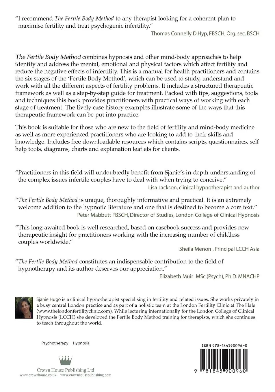 Rückseite: 9781845900960 | The Fertile Body Method | Sjanie Hugo | Taschenbuch | Englisch | 2011