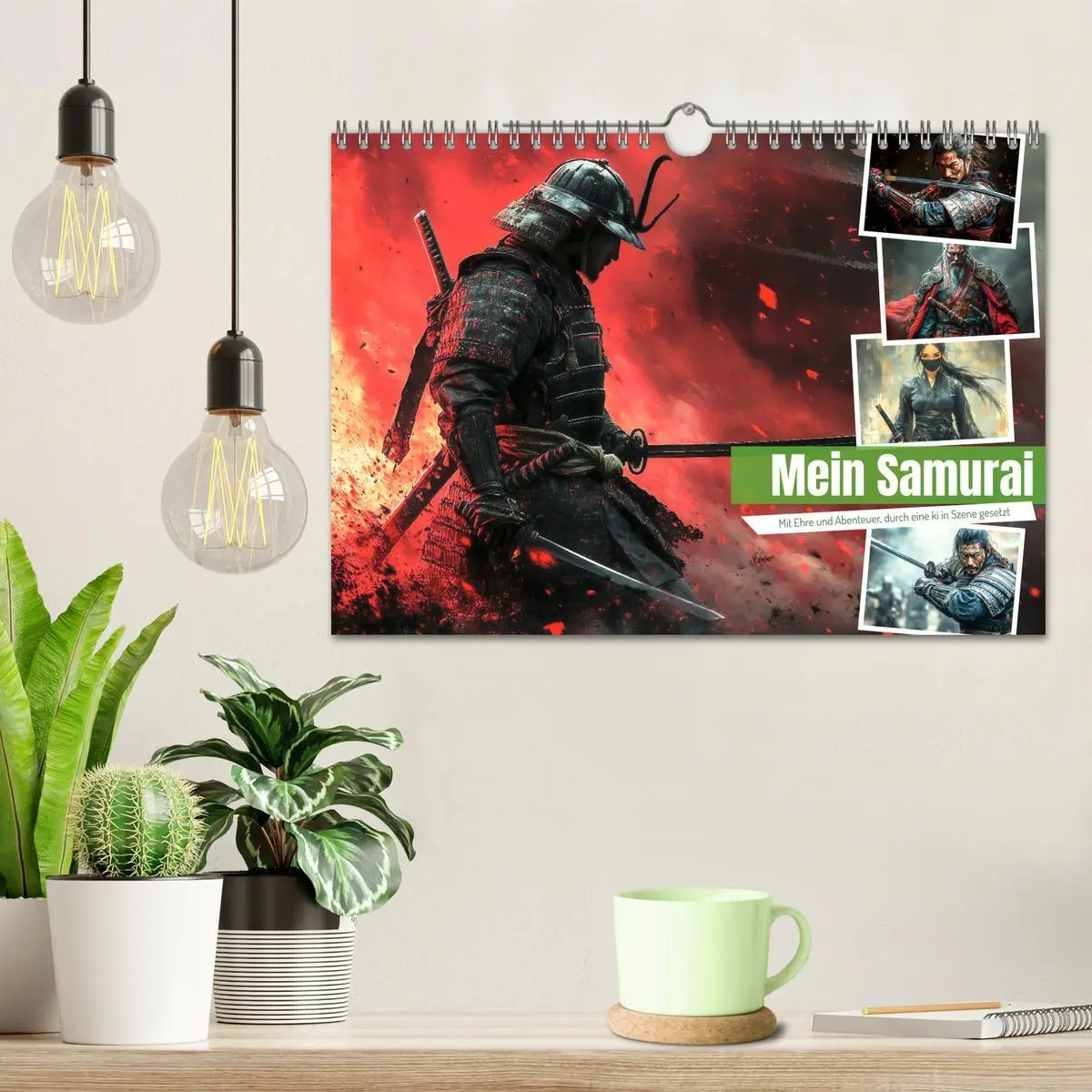 Bild: 9783457310960 | Mein Samurai (Wandkalender 2026 DIN A4 quer), CALVENDO Monatskalender