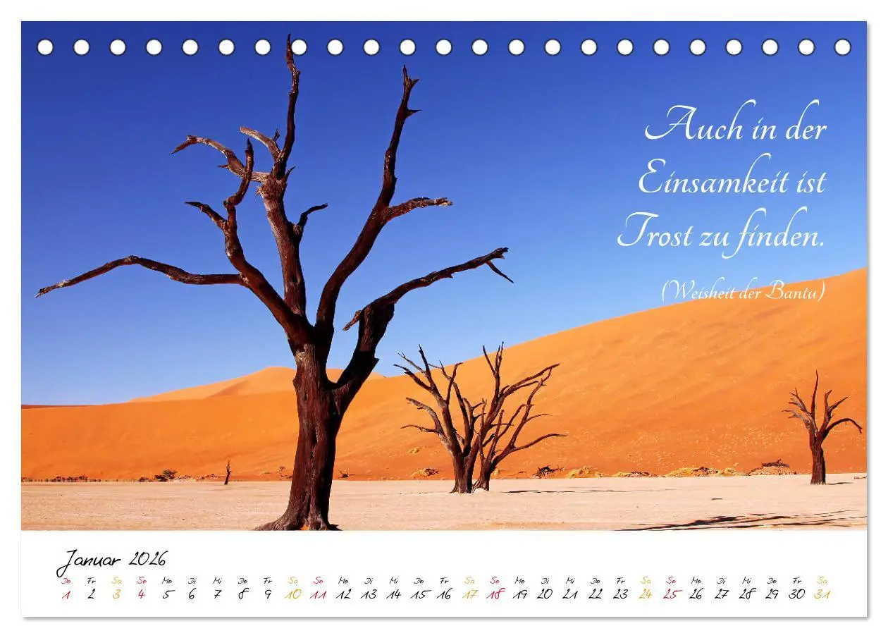 Bild: 9783457860960 | AFRIKA - Kontinent der Poesie (Tischkalender 2026 DIN A5 quer),...