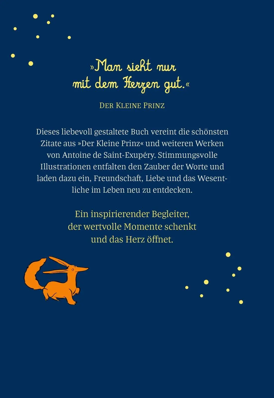 Rückseite: 9783845870960 | Der Kleine Prinz. Von mir für dich | Antoine de Saint-Exupéry | Buch