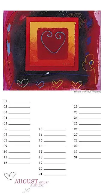 Bild: 9783861920960 | Mit Herz, Geburtstagskalender | Cilia de Munnik | Kalender | 13 S.