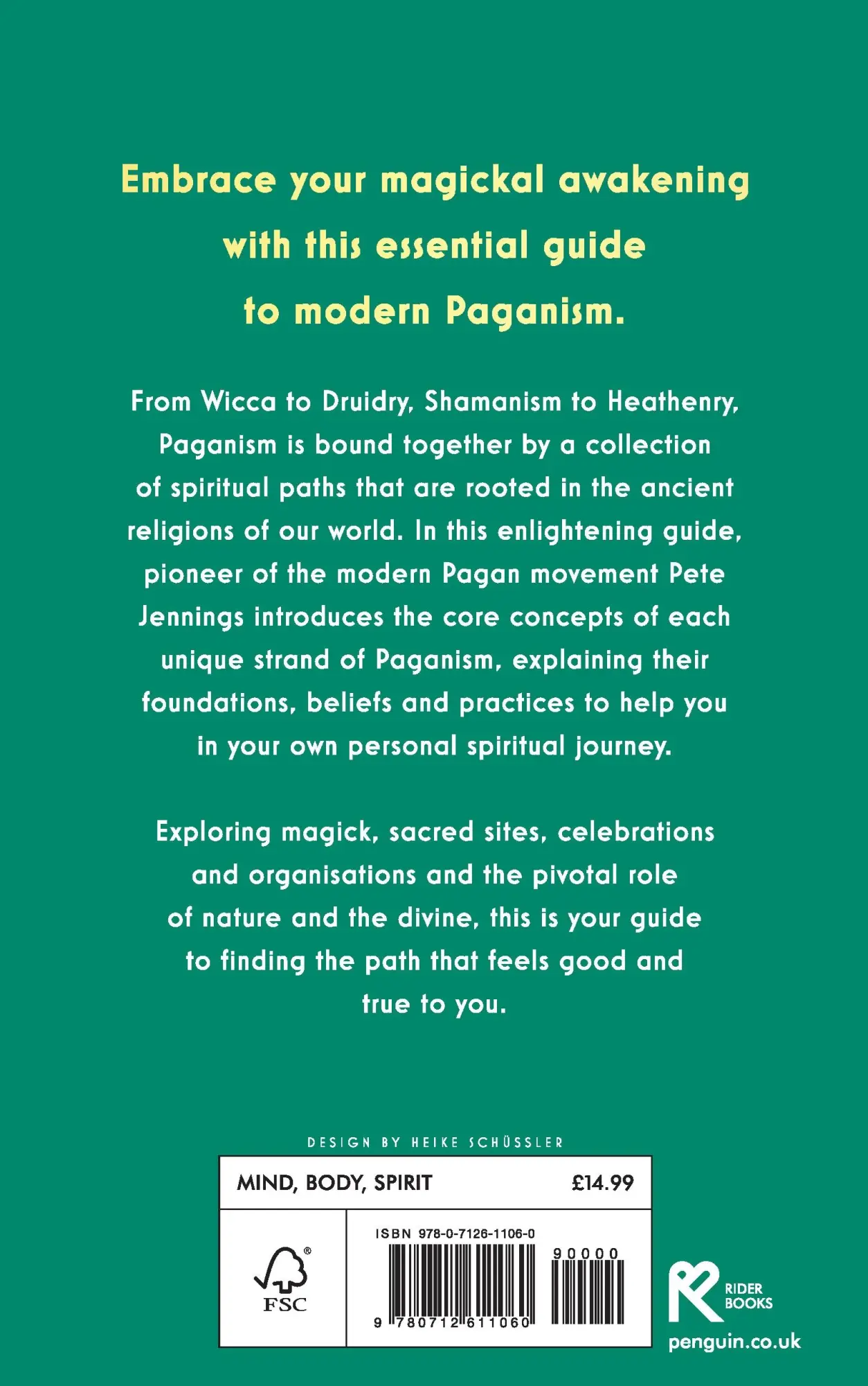 Rückseite: 9780712611060 | Pagan Paths | Peter Jennings | Taschenbuch | Englisch | 2002